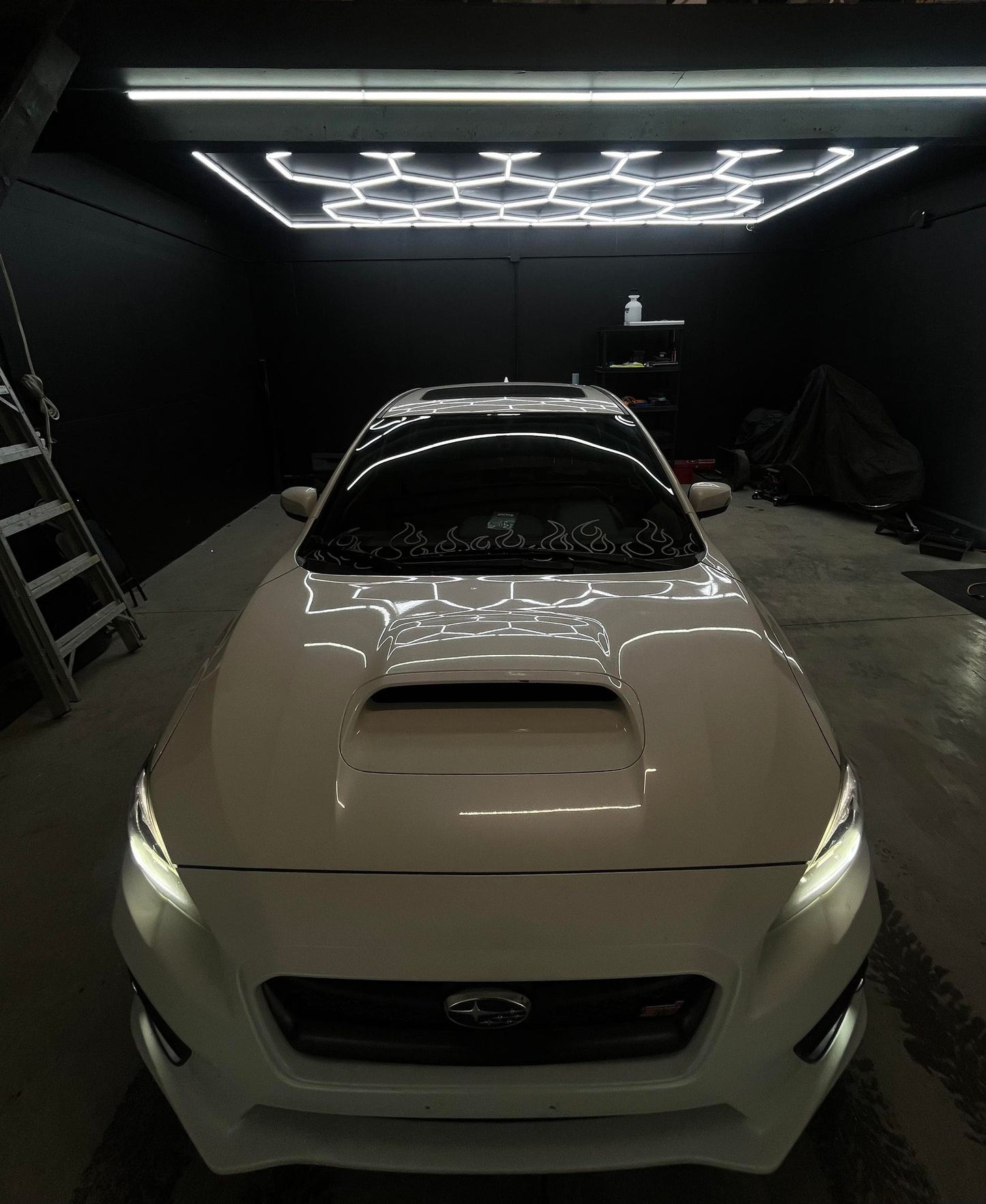 WINDSHIELD FLAMES