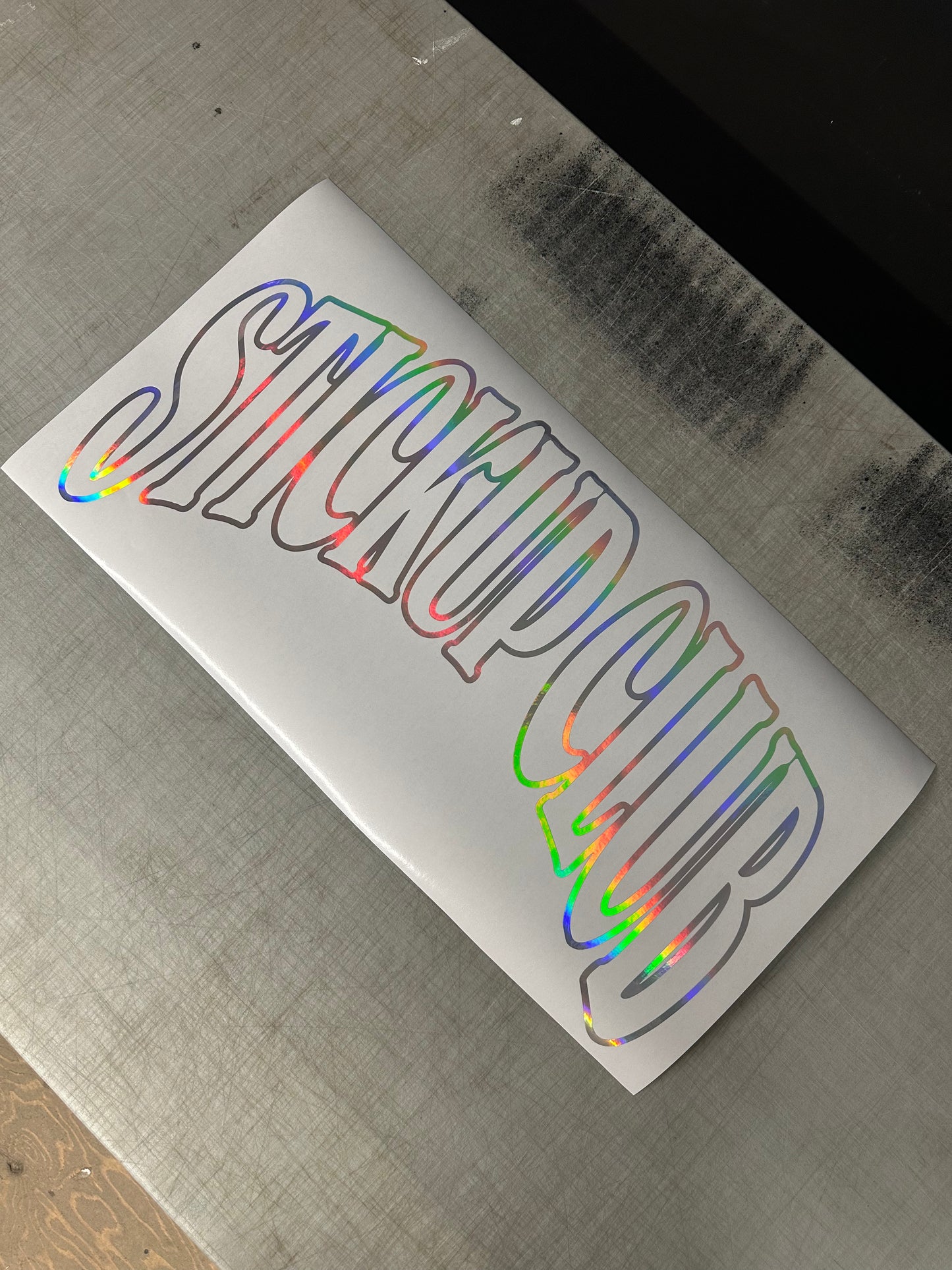 STICKUP CLUB BANNER