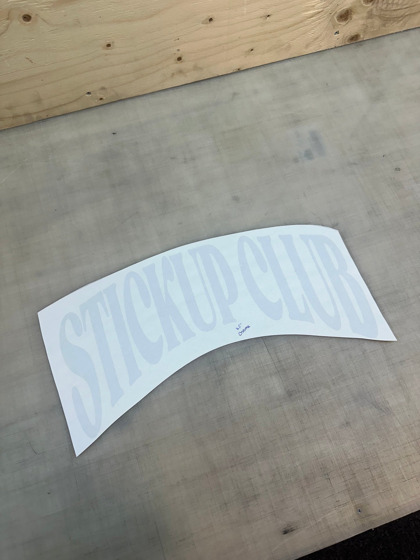 CHROME BANNER 16,5"