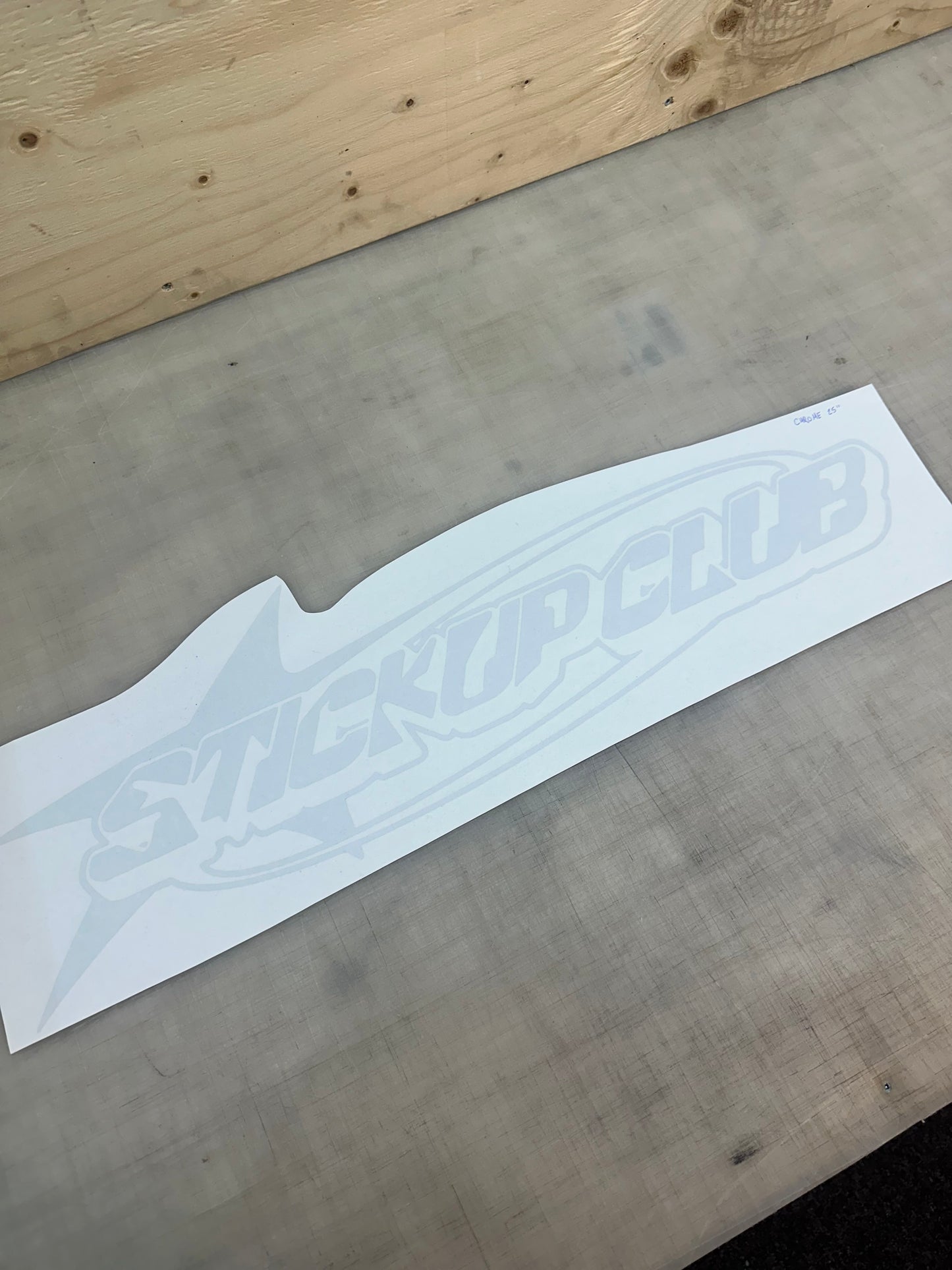 CHROME BANNER 25"