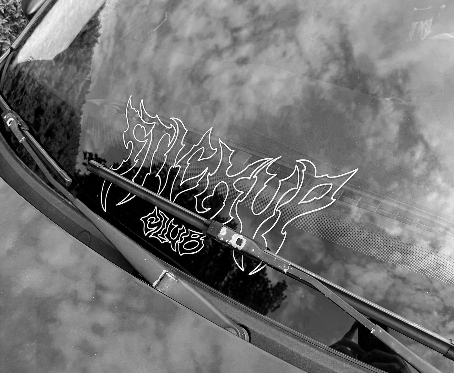 STICKUP CLUB FRONT BANNER / BACKGLASS
