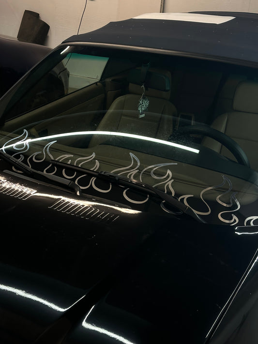 WINDSHIELD FLAMES