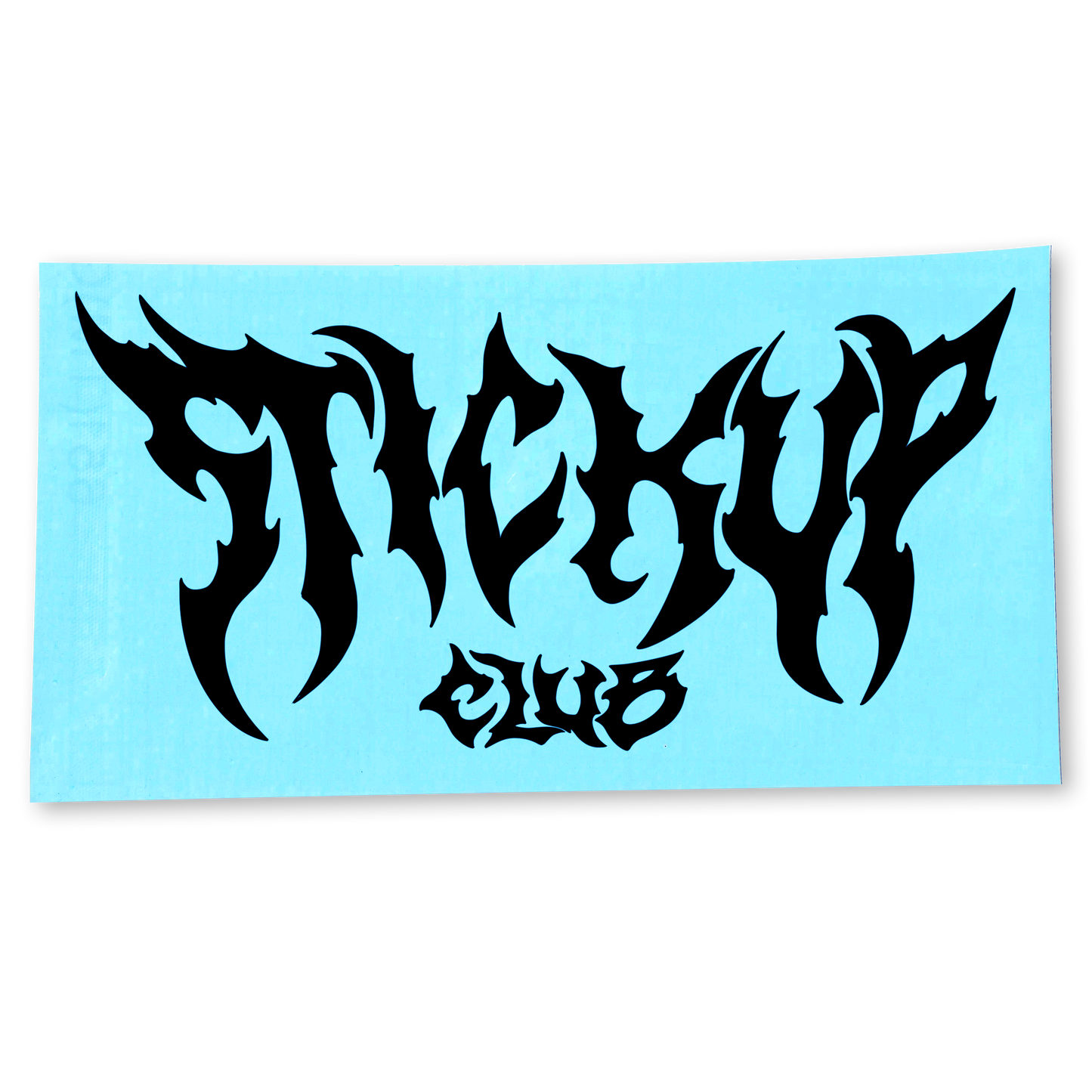 STICKUP CLUB FRONT BANNER / BACKGLASS